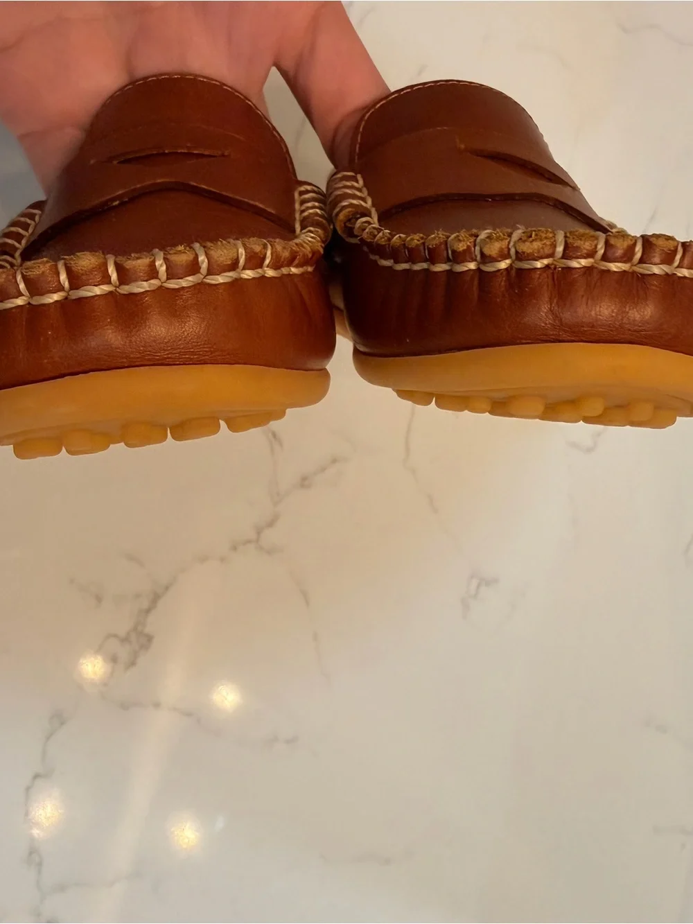 Elephantito Brown Kids Dress Loafers